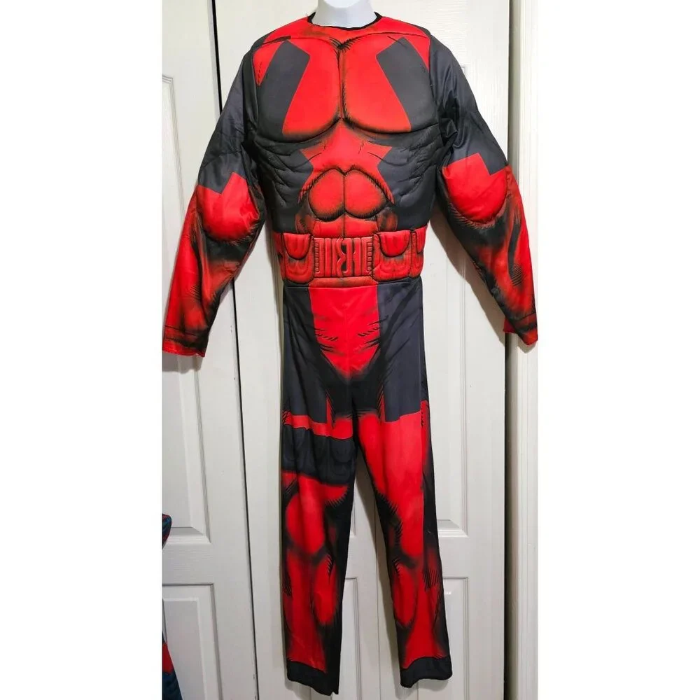 Deadpool Costume Mask Katan Sword Sia Set Weapons Set Marvel Teen Kids XL 14-16
